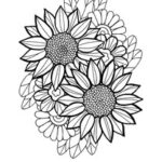 adult sunflower coloring pages_6709