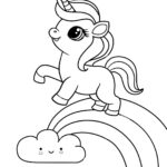 baby unicorn color pages_8929