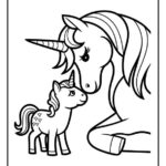 baby unicorn coloring pages free_2760