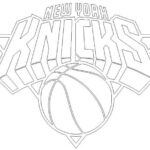 basketball team logos coloring pages knicks_8664