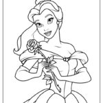 belle princess coloring pages_6482