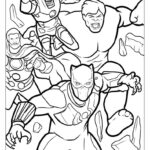 black panther coloring page_8506