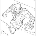black panther superhero coloring pages_8814