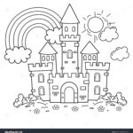 castle coloring pages for kids