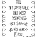 christmas scripture coloring page printout_9958