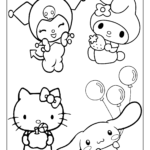 cinnamoroll sanrio coloring pages_4017