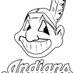 cleveland indians baseball coloring pages_3028