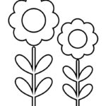 coloring page easy for little kids_4860