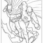 coloring pages new flash on cw_3763