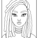 coloring pages of black girls_5125