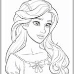 coloring pages pretty girl_9872