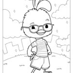 coloring pages the chicken little book_5339