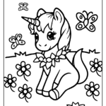 coloring pages unicorn cute_8404