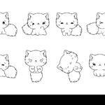 cute kitten cat coloring page_5742