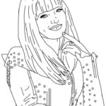 descendants coloring pages mal and evie_5608