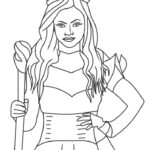 descendants coloring pages mal_3051