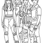 descendants mal coloring pages_4889