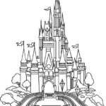 disney castle coloring pages printable_9689