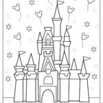 disney castle coloring pages_5117
