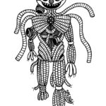 five nights at freddy s sister location ennard coloring pages_7348