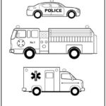free color page printouts of firetrucks and ambulance_6561
