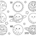 free coloring pages for vector graphic illustration of zodiac circle with sun in the middle_3537