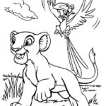 free coloring pages of zazu the bird in the lion king_4942