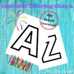 free printable alphabet coloring pages for baby shower_8135