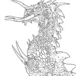 free printable coloring pages of skulls with dragons_7373