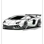 free printable lamborghini coloring pages_7384