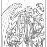 free printable nightmare before christmas coloring pages_9386