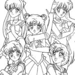 free sailor moon coloring pages to print