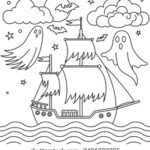 ghost ship coloring pages_3711