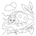 grouchy ladybug coloring page_7090