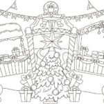 holiday coloring pages for adults printable free_6075