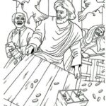 jesus cleanses the temple coloring page_8018