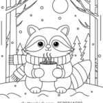 kids winter coloring pages_9364
