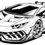 lamborghini veneno coloring page_1456