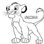lion king color pages_9849