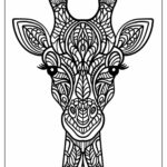 mandala animal coloring pages for kids_5571