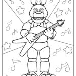 nightmare bonnie five nights at freddy s characters coloring pages to print_2411