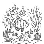 ocean coral reef coloring pages_3446
