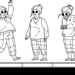 old scooby doo coloring pages with scooby smiling_1545