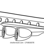 paper airplane coloring pages_9809