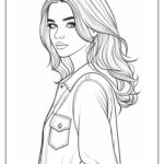 pretty teen girl coloring pages_6057