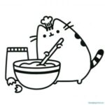 printable coloring pages pusheen_9715