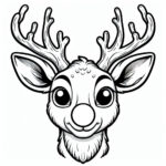 rudolph the red nosed reindeer coloring pages_2883