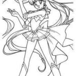 sailor moon coloring page_9219