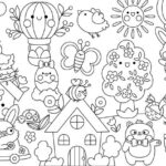 spring coloring pages printable for kindergarten_9736