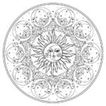 sun and moon tropical coloring pages for adults_5907